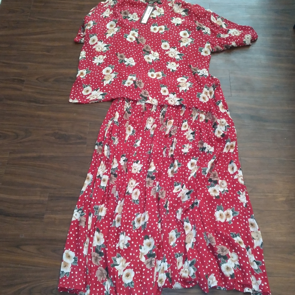 Vintage Symphony skirt and top outfit 😍
